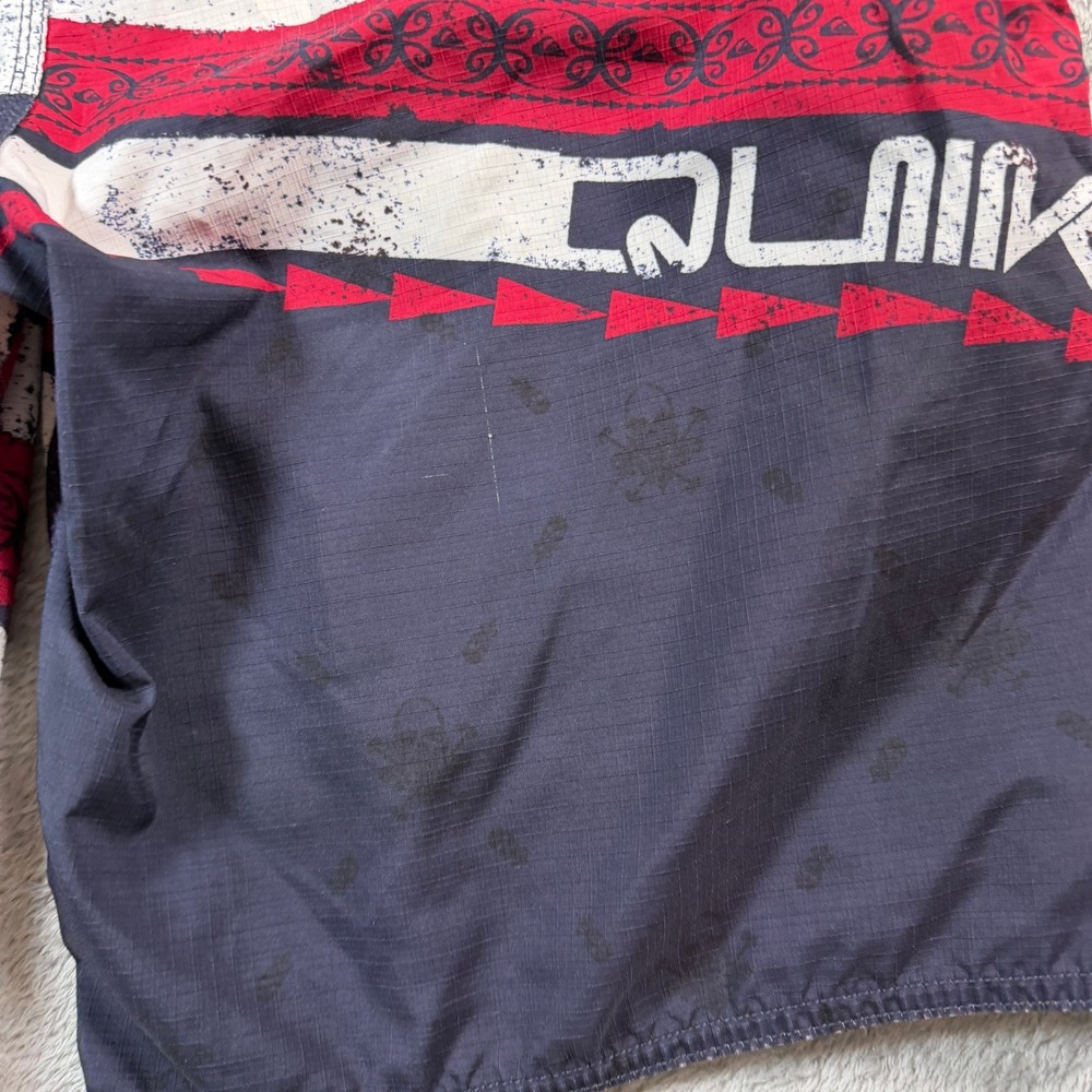 Vintage Quiksilver Board Shorts Mens 36 State of Hawaii Flag Striped Pocket Y2K - Picture 7 of 10